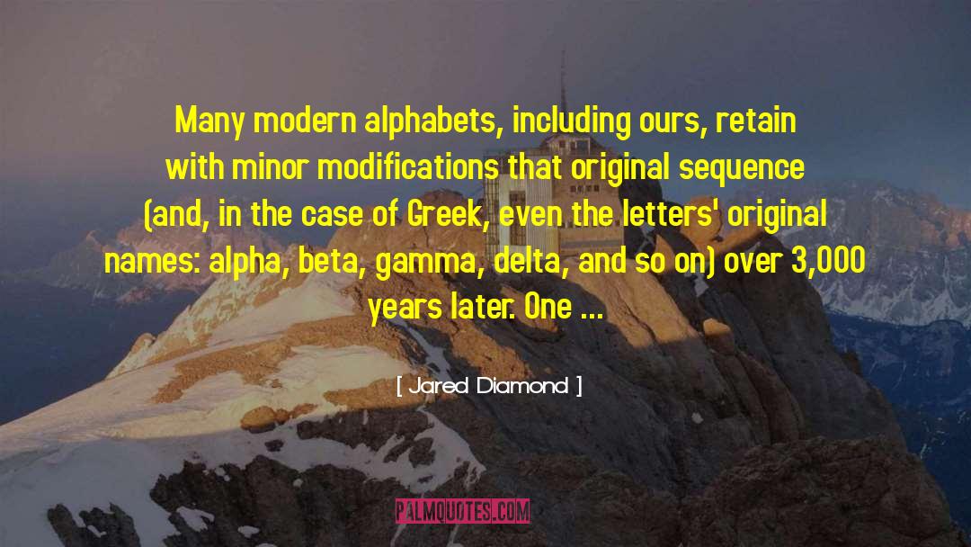 Alpha Beta Males quotes by Jared Diamond