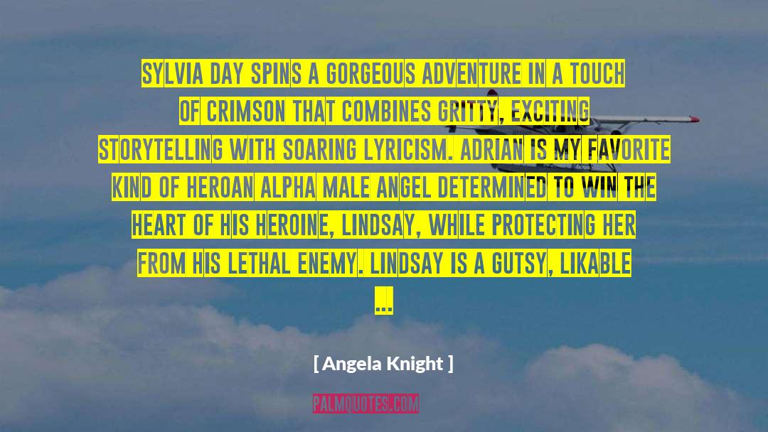 Alpha Male Feelings quotes by Angela Knight