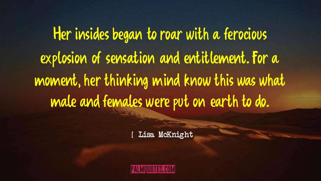 Alpha Male Romance quotes by Lisa McKnight