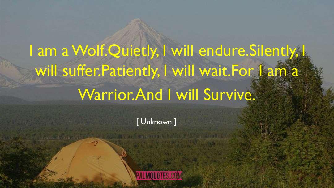 Alpha Wolf quotes by Unknown