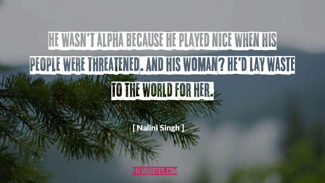 Alpha Wolves quotes by Nalini Singh