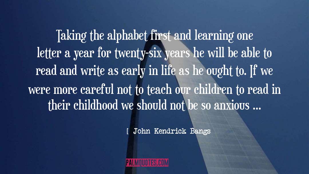 Alphabet Leasing quotes by John Kendrick Bangs