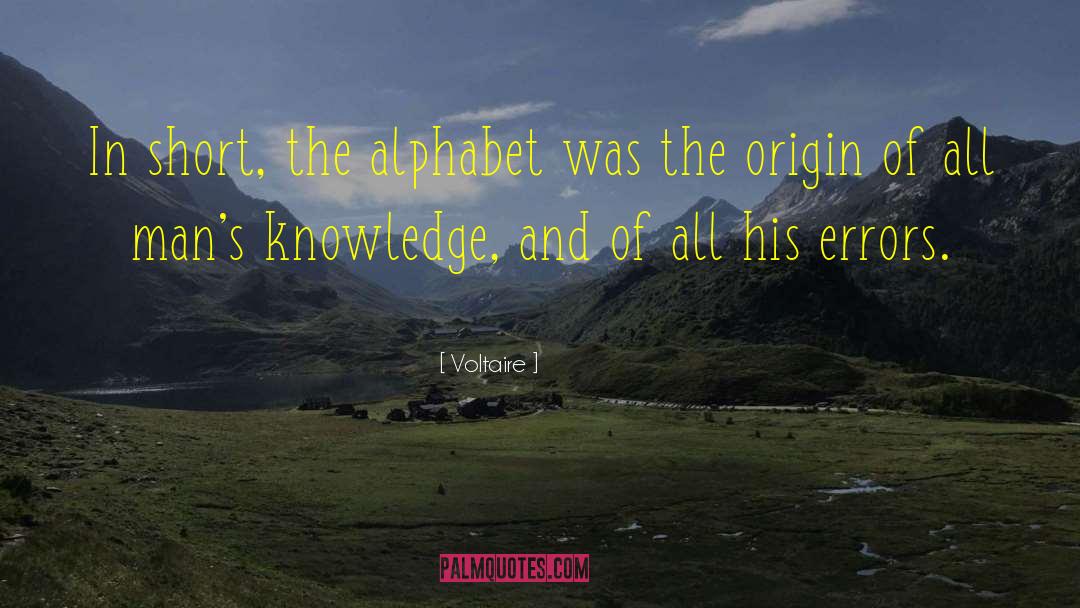 Alphabet Leasing quotes by Voltaire