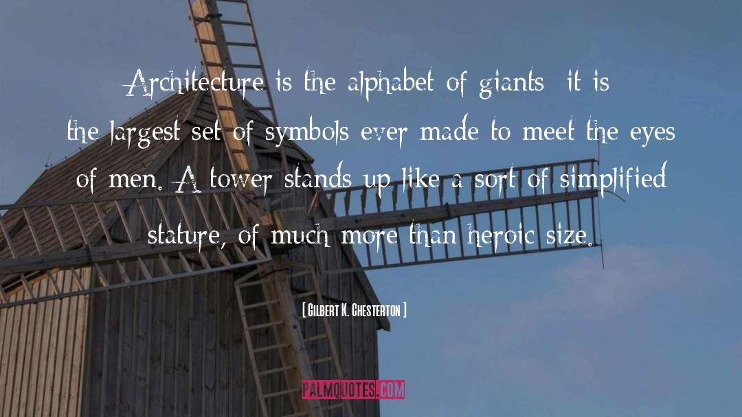 Alphabet Leasing quotes by Gilbert K. Chesterton