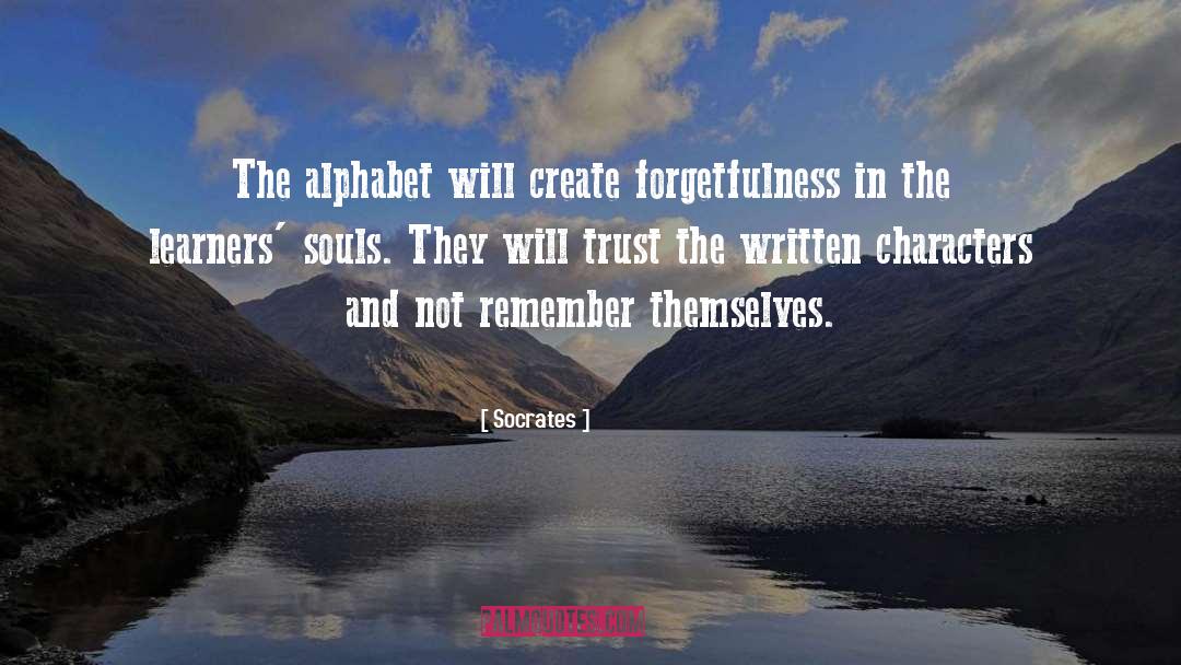 Alphabet quotes by Socrates