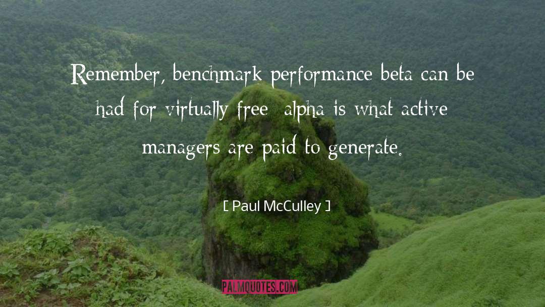 Alphas quotes by Paul McCulley