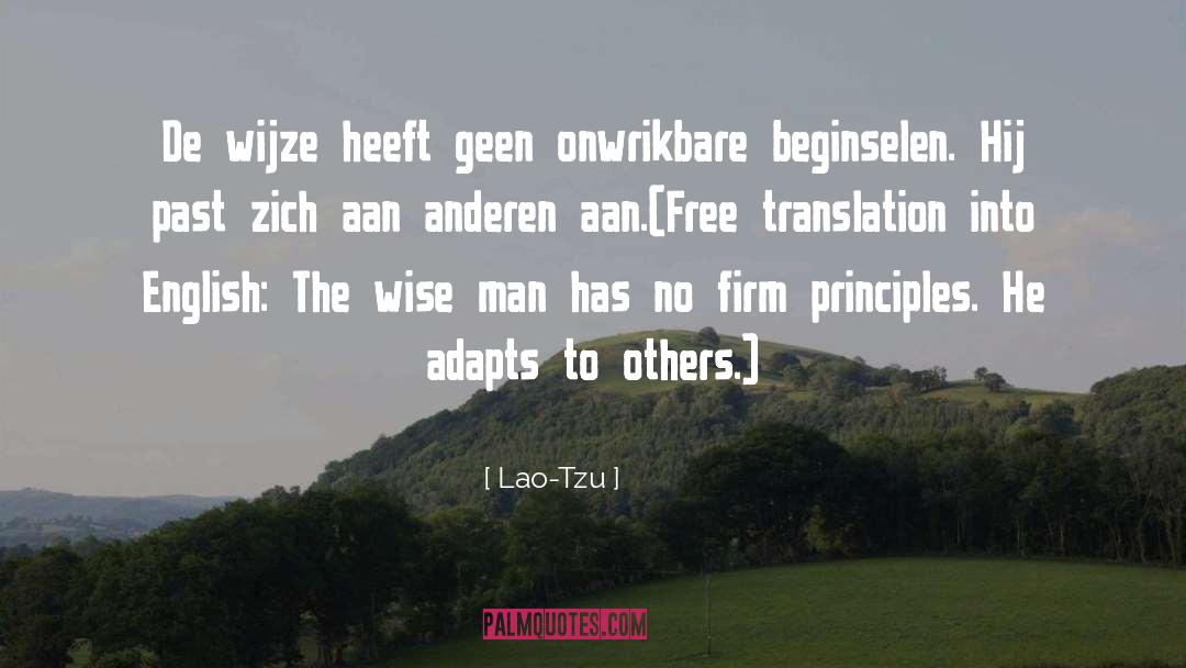 Alphen Aan quotes by Lao-Tzu