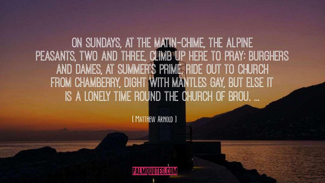 Alpine quotes by Matthew Arnold