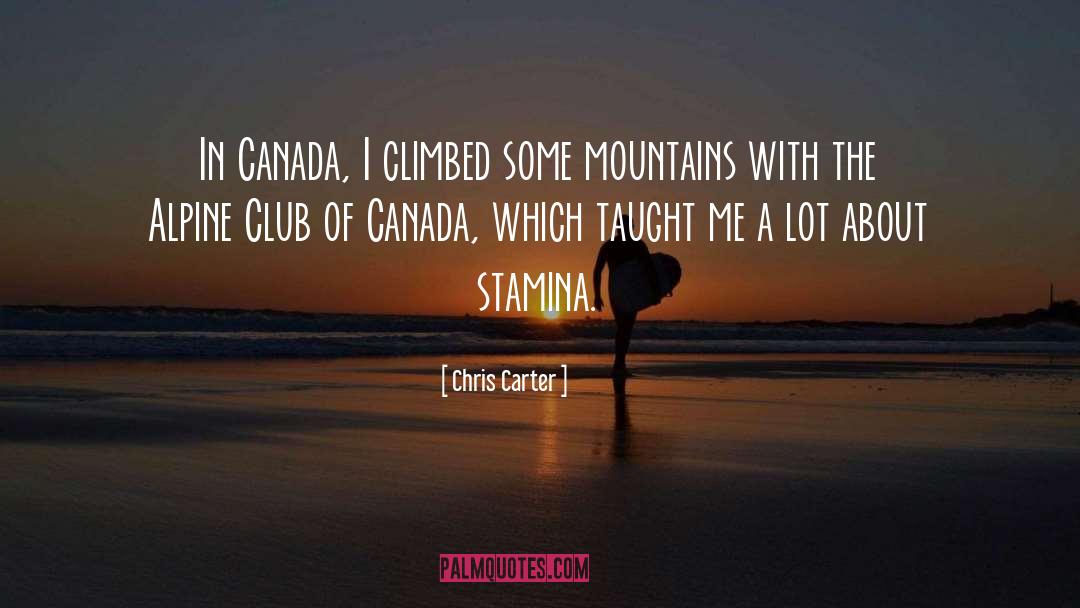 Alpine quotes by Chris Carter