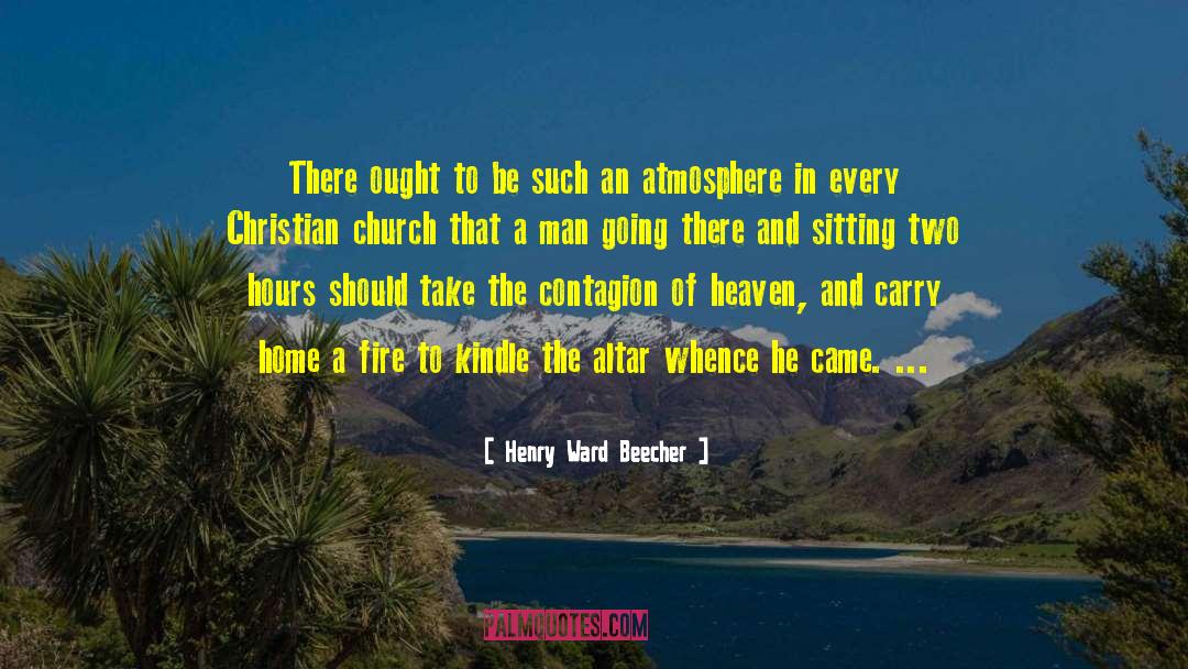 Altar quotes by Henry Ward Beecher