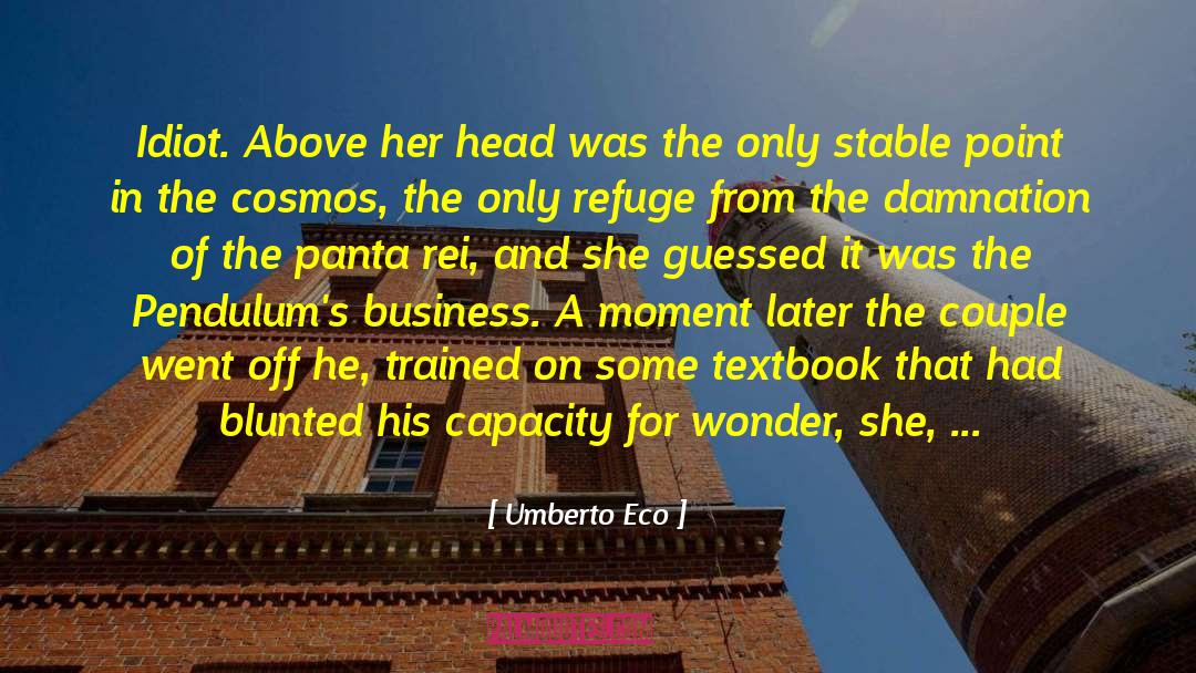 Altar quotes by Umberto Eco