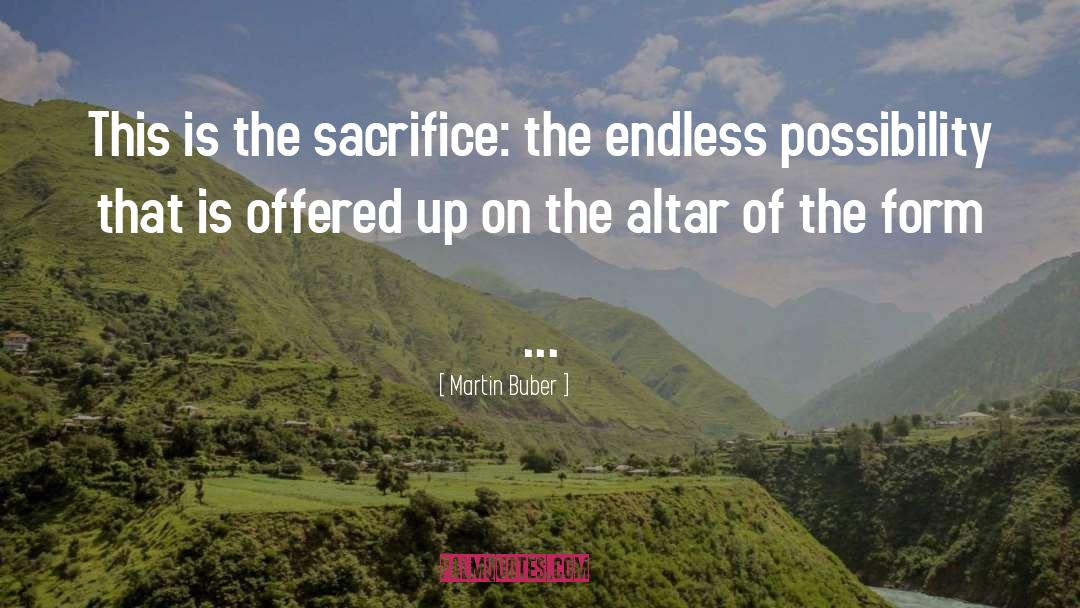Altars quotes by Martin Buber