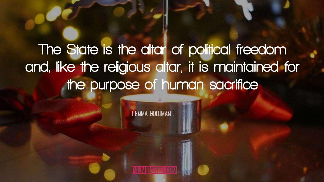 Altars quotes by Emma Goldman