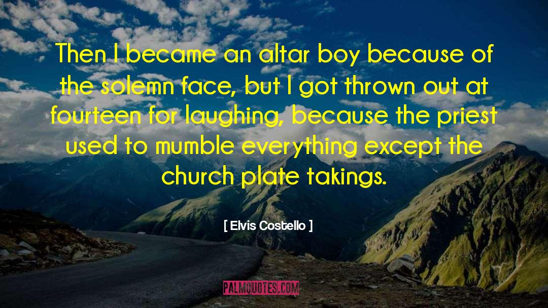 Altars quotes by Elvis Costello