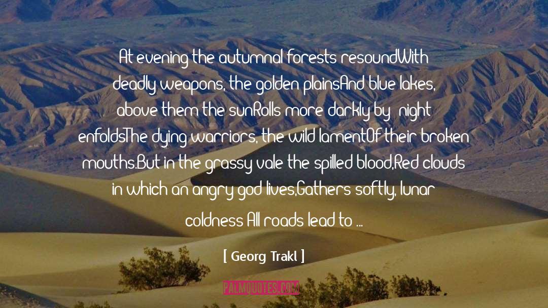 Altars quotes by Georg Trakl
