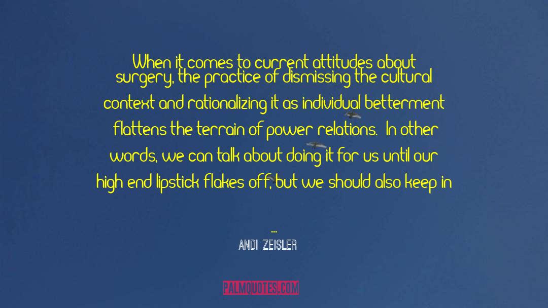 Altemeier Surgery quotes by Andi Zeisler