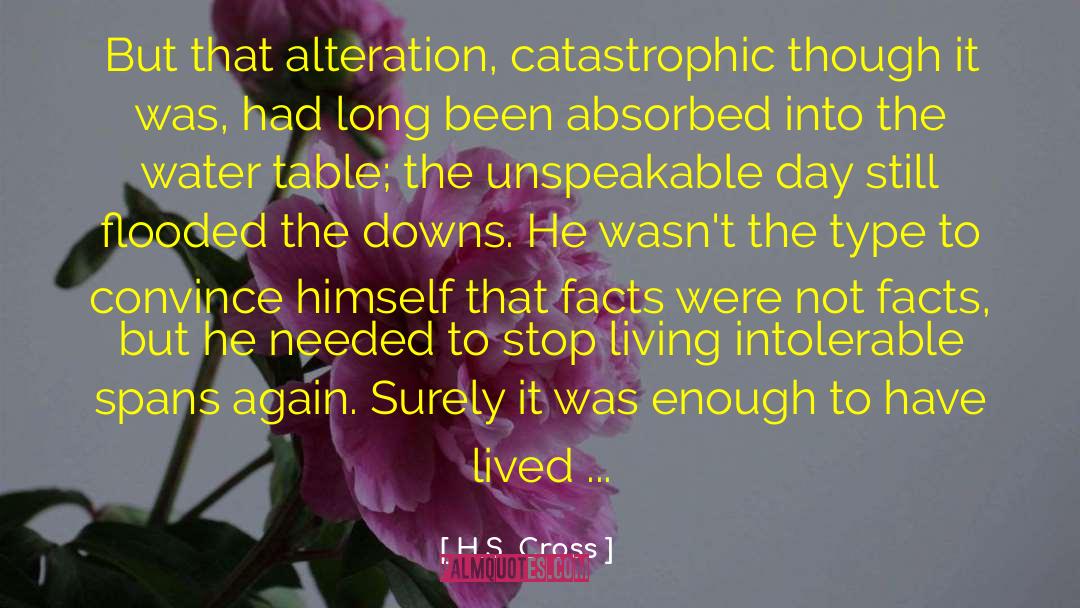 Alteration quotes by H.S. Cross