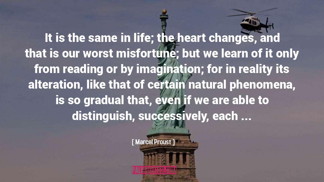 Alteration quotes by Marcel Proust