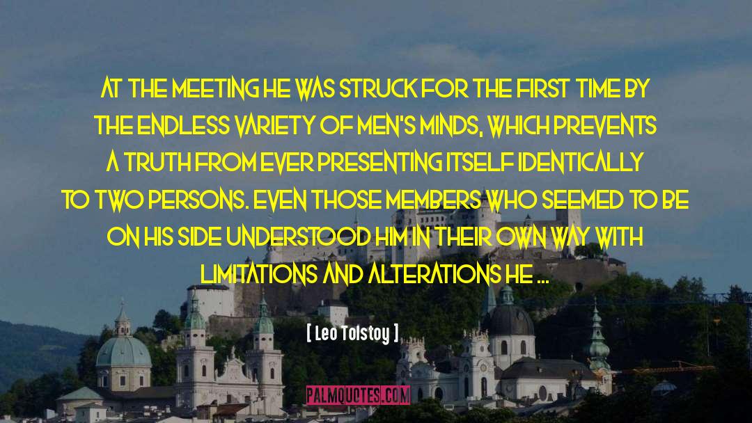 Alterations quotes by Leo Tolstoy