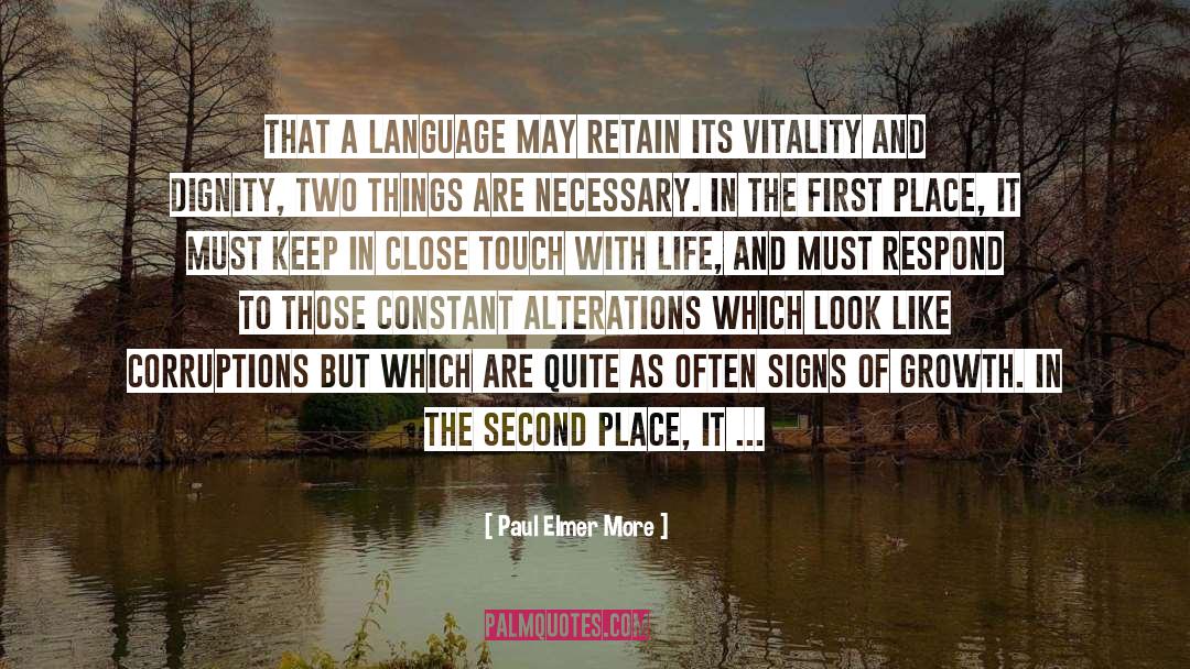 Alterations quotes by Paul Elmer More