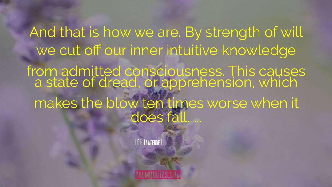 Altered States Of Consciousness quotes by D.H. Lawrence