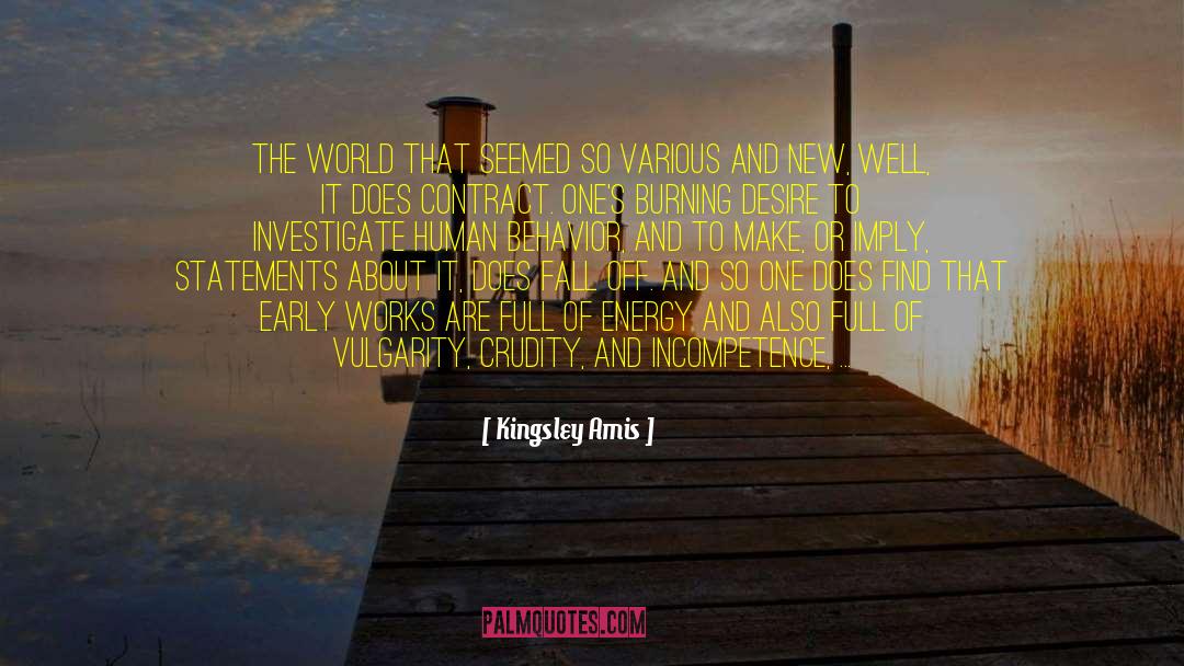 Altered Thinking quotes by Kingsley Amis