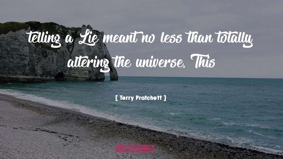 Altering quotes by Terry Pratchett