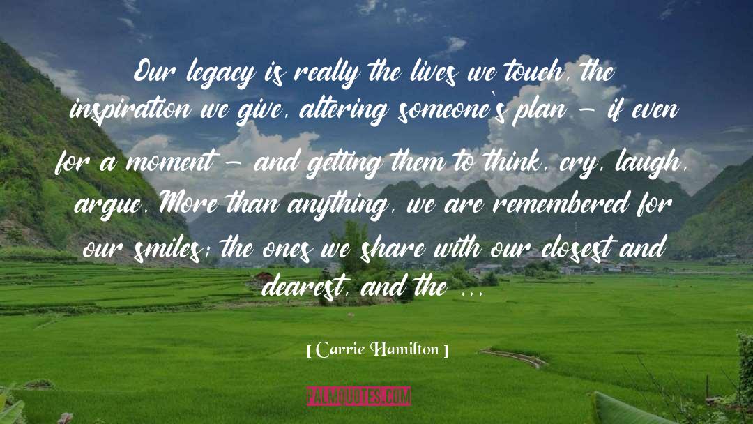 Altering quotes by Carrie Hamilton