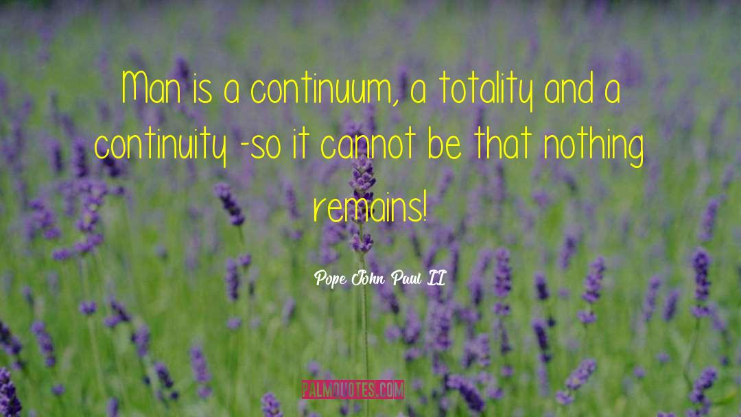 Altermodern Continuum quotes by Pope John Paul II