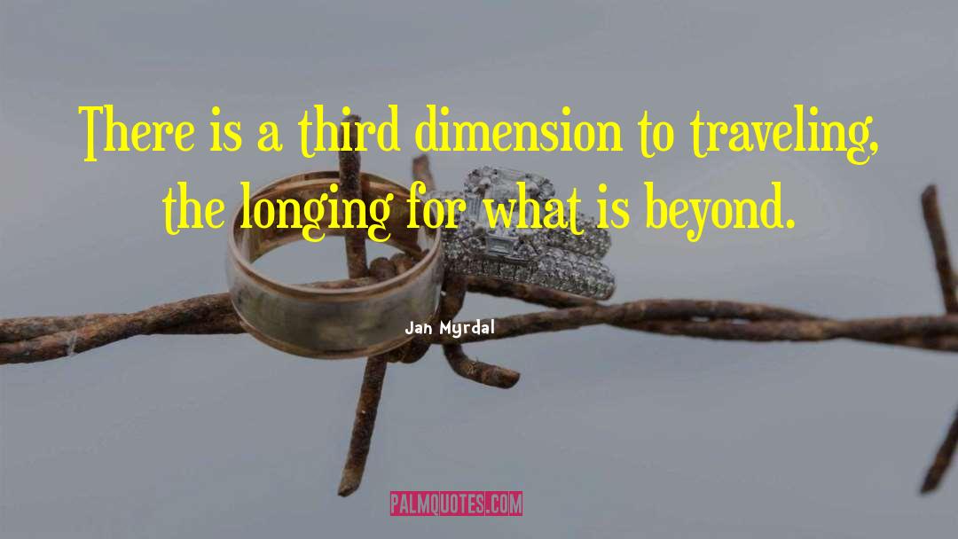 Alternate Dimension quotes by Jan Myrdal