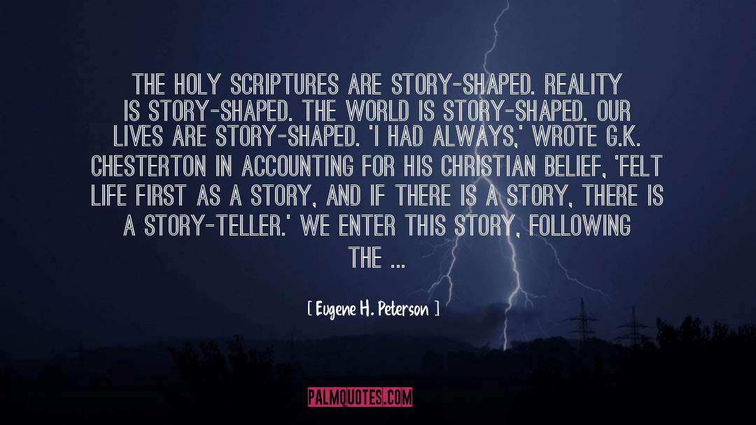 Alternate Reality quotes by Eugene H. Peterson