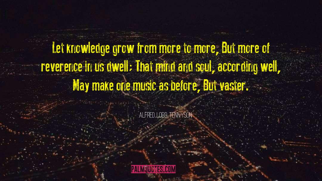 Alternative Music quotes by Alfred Lord Tennyson