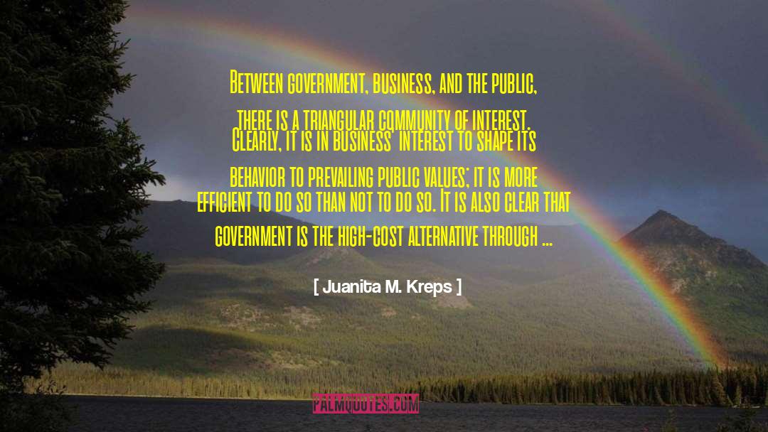 Alternative Routes quotes by Juanita M. Kreps