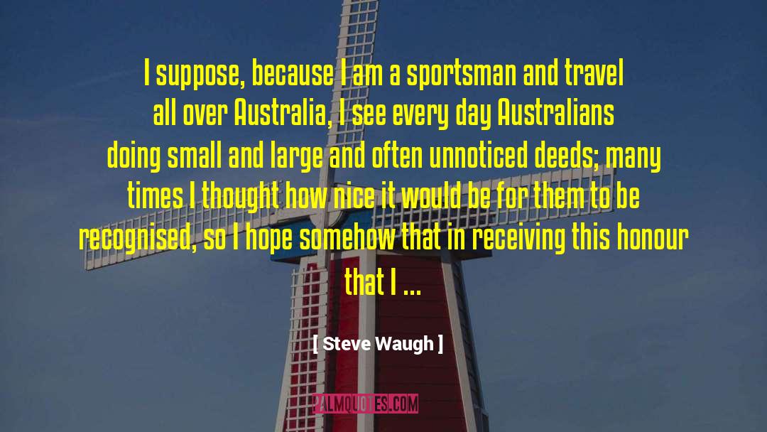 Altezza Travel quotes by Steve Waugh