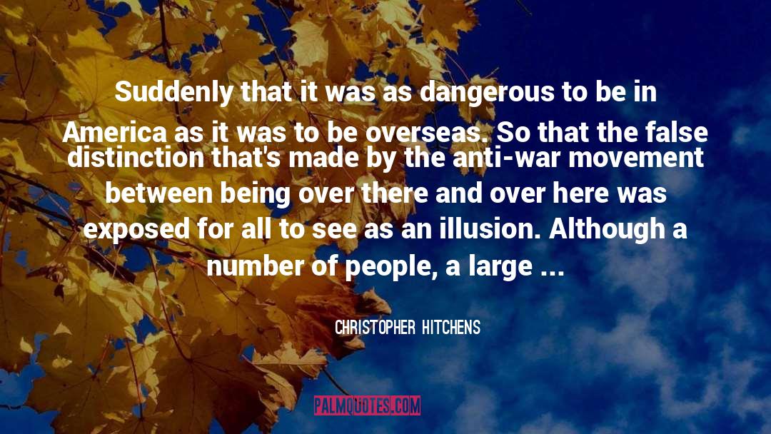 Although quotes by Christopher Hitchens