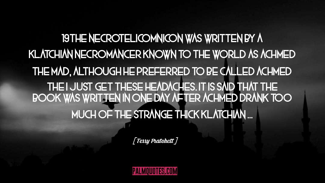 Although quotes by Terry Pratchett