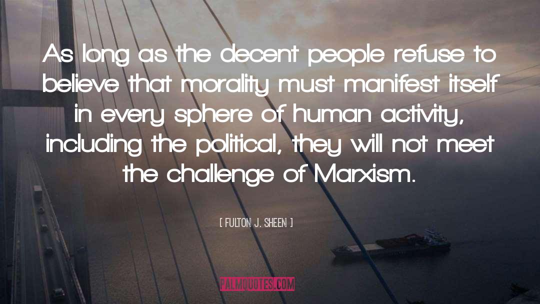 Althussers Marxism quotes by Fulton J. Sheen