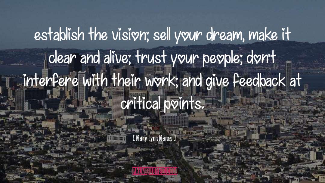 Altimate Vision quotes by Mary Lynn Manns