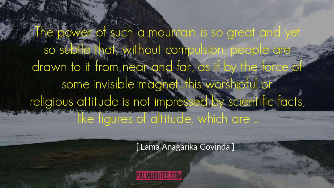 Altitude quotes by Lama Anagarika Govinda