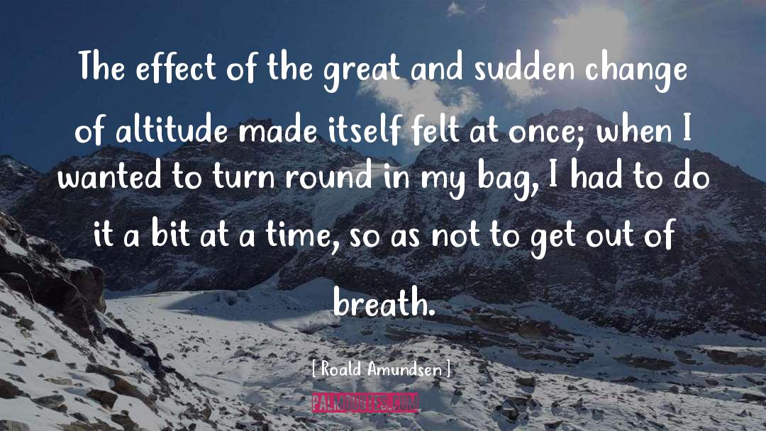 Altitude quotes by Roald Amundsen