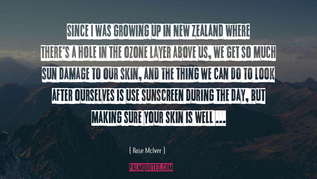 Altruist Sunscreen quotes by Rose McIver