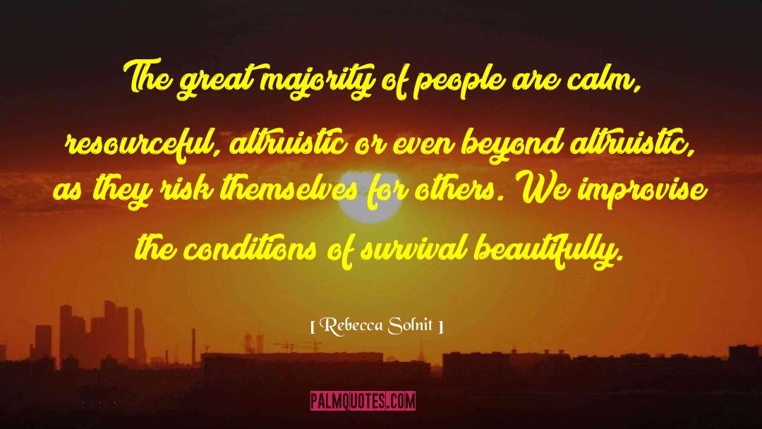 Altruistic quotes by Rebecca Solnit