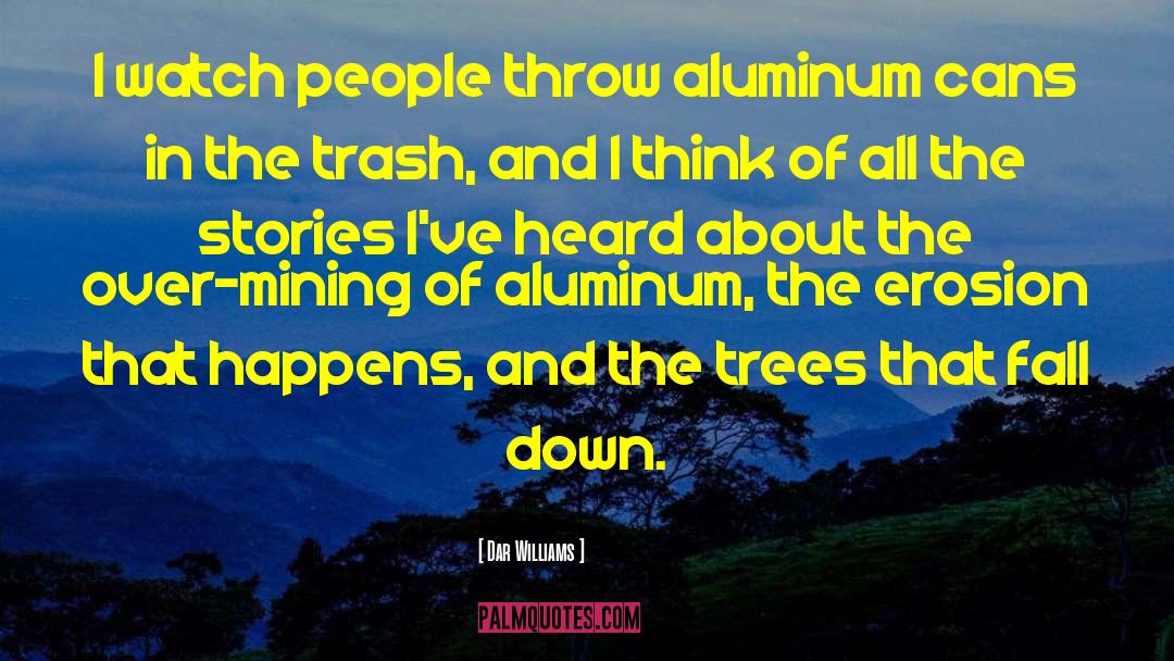 Aluminum quotes by Dar Williams
