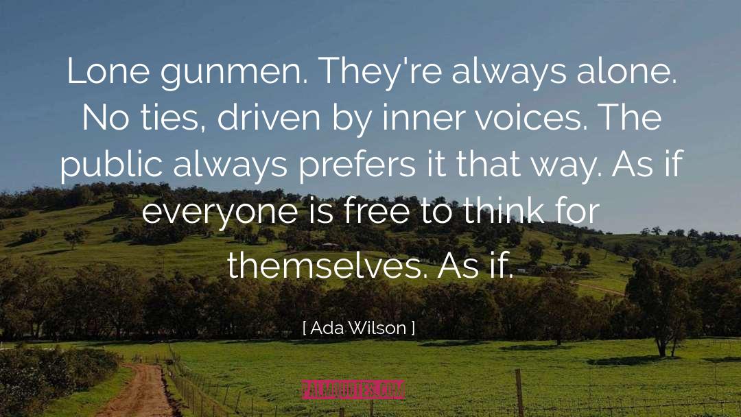 Always Alone quotes by Ada Wilson