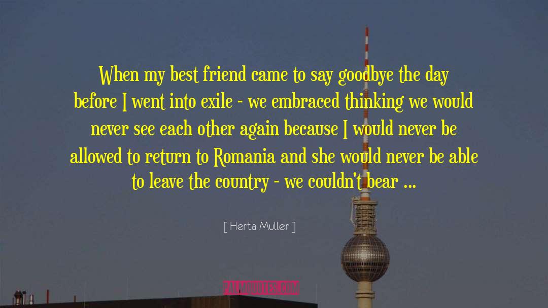 Always Do The Best quotes by Herta Muller