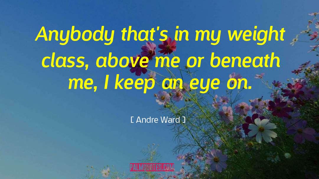 Always Keep One Eye Open quotes by Andre Ward