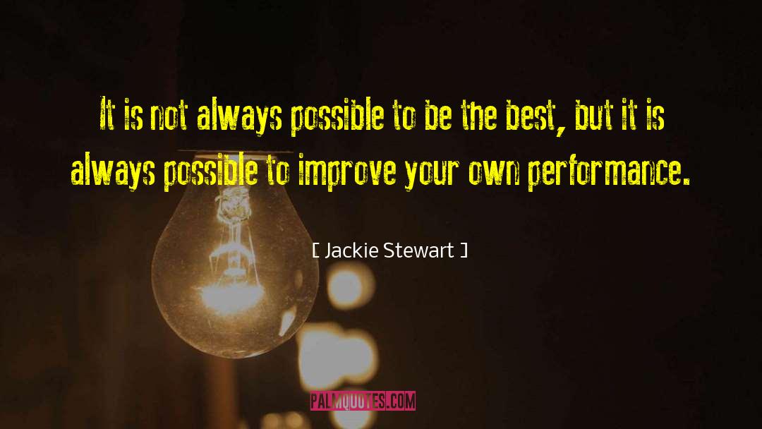 Always Room For Improvement quotes by Jackie Stewart