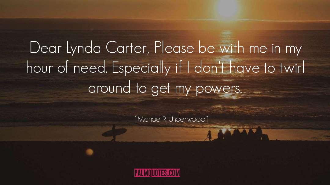 Alwilda Carter quotes by Michael R. Underwood