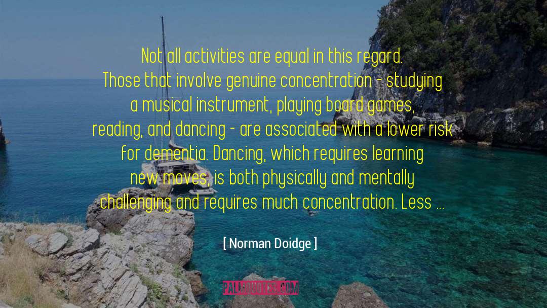 Alzheimer quotes by Norman Doidge