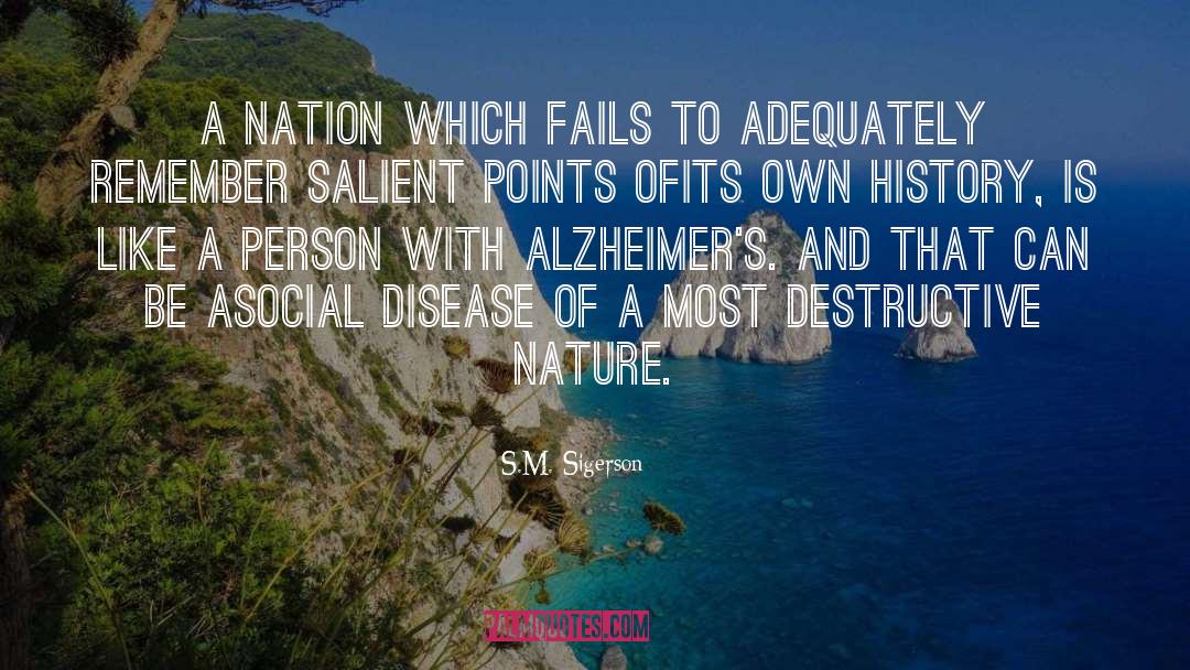 Alzheimers quotes by S.M. Sigerson